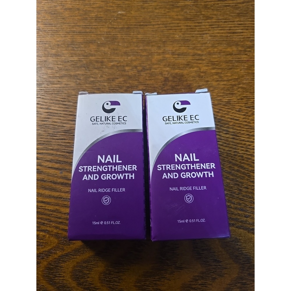 GELIKE EC  Nail Strengthener & Growth Soft & Thin 0.5 oz 15ml‎ Lot 2
